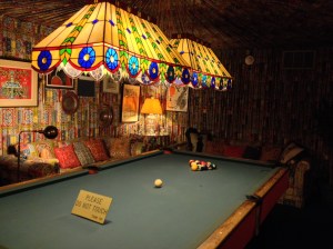 i know everyone goes on about the jungle room at graceland, but i have always been equally enthralled by the billiards room. just imagine the conversations that must have taken place in this room! memphis, tennessee. january 2014.