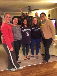 fun friends at my farewell memphis party. memphis, tennessee. december 2014.