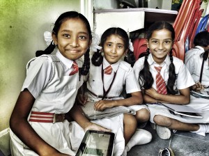 loved hanging out with these cool ladies at one of our schools. hyderabad, india. march 2015.