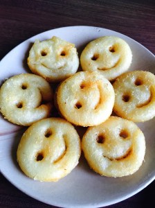 feeling nostalgic with some smileys at koshy's. bangalore, india. march 2015.
