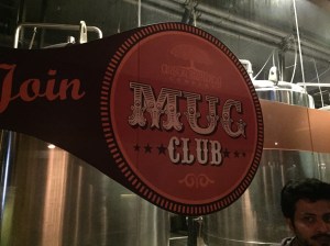 join the mug club at arbor. bangalore, india. march 2015.