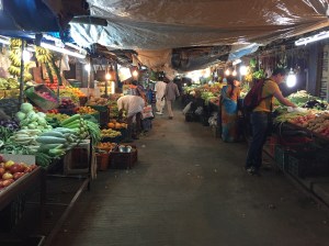 seriously cool night market in new thippasandra. bangalore, india. april 2015.