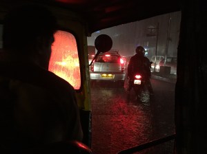 crazy april rains in the city. bangalore, india. april 2015.