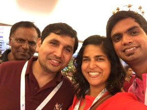 with anthony appa, kishore, and ajay in the hospitality suite at chinnaswamy. bangalore, india. may 2015.