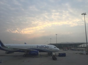 early morning departures. bangalore, india. may 2015.