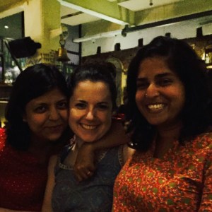 dinner with these two lovelies. bombay, india. may 2015.