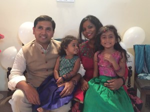 family portrait for the pumpkin's 2nd birthday. bangalore, india. july 2015.