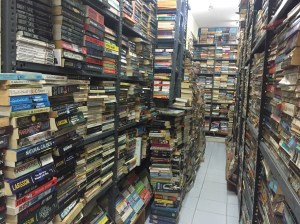 fiction paradise at blossom. bangalore, india. july 2015.