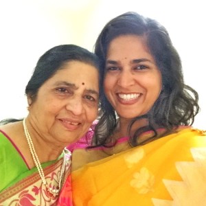 with my beautiful mother. coimbatore, india. august 2015.