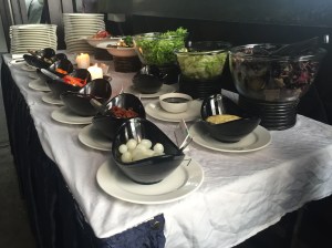 salad bar at the glass house. bangalore, india. september 2015.