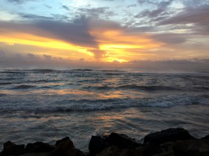the sunset on my first full day. colombo, sri lanka. september 2015.