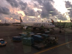 getting ready to say so long to sri lanka. colombo, sri lanka. october 2015.