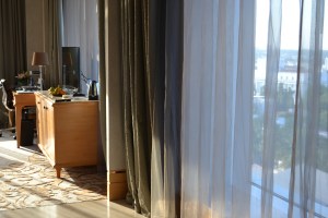 walking into the room. bangalore, india. october 2015.