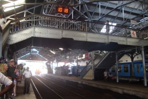 fort railway station. colombo, sri lanka. september 2015.