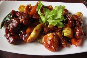 delicious meat platter at taphouse. galle, sri lanka. september 2015.