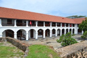dutch hospital in the fort. galle, sri lanka. september 2015.