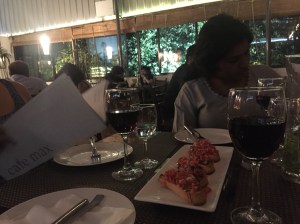 perusing our menus. bangalore, india. october 2015.