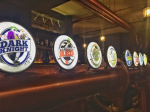 the offerings at toit. bangalore, india. october 2015.