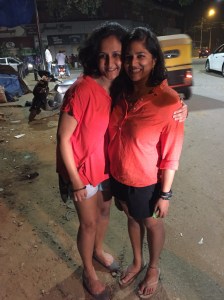 celebrating our successful pub crawl. bangalore, india. october 2015.